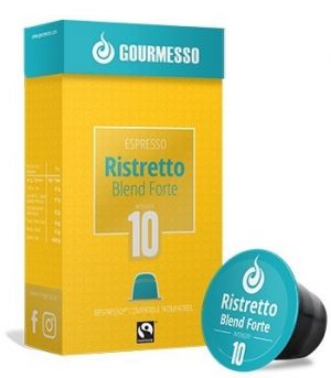 Ristretto Blend Forte Fairtrade, Gourmesso – 10 kapslí pro Nespresso kávovary