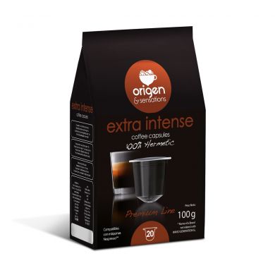 Extra Intense, Origen Coffee – 20 kapslí pro Nespresso kávovary