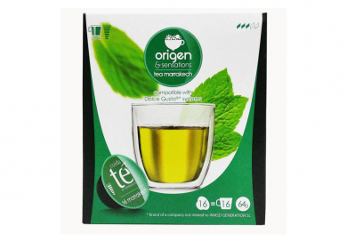 Zelený čaj Marrakech, Origen - 16 kapslí pro Dolce Gusto kávovary