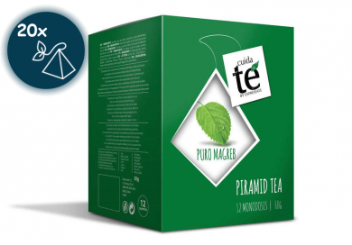 Zelený čaj Puro Magreb, Cuida Té - 20 sáčků - EXPIRACE 12/22
