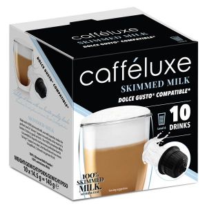 Mléko 100% , Cafféluxe - 10 kapslí pro Dolce Gusto kávovary
