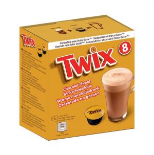 Twix- Horká čokoláda, Cafféluxe - 8 kapslí pro Dolce Gusto kávovary