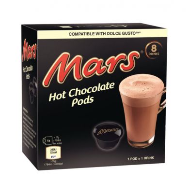 Mars- Horká čokoláda, Cafféluxe - 8 kapslí pro Dolce Gusto kávovary