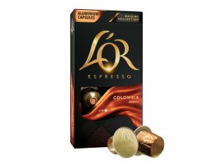Columbia, L'Or - 10 hliníkových kapslí pro Nespresso kávovary