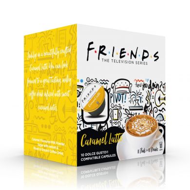 F.R.I.E.N.D.S Caramel Latté, Cafféluxe - 10 kapslí pro Dolce Gusto kávovary