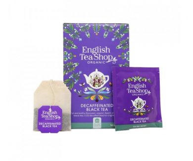 English Tea Shop BIO Bezkofeinový černý čaj - 20 sáčků