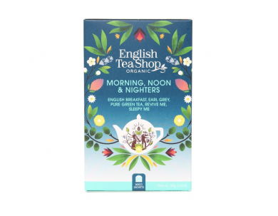 English Tea Shop Mix BIO čajů Ranní, polední a noční - 20 sáčků