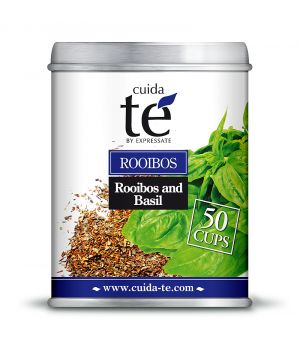 Sypaný Rooibos čaj a bazalka, Cuida Té 100 g
