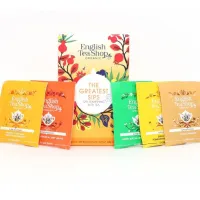 sada čajových sáčků English Tea Shop BIO mix balení 20 sáčků v barevných obalech