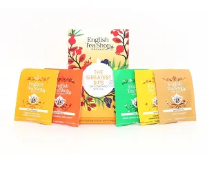 sada čajových sáčků English Tea Shop BIO mix balení 20 sáčků v barevných obalech