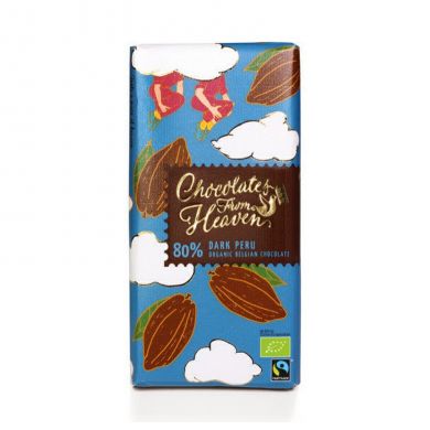 Chocolates from Heaven BIO hořká čokoláda Peru 80 % - 100 g