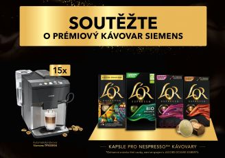 BeWooden - Soutěž s kapslemi L'OR o prémiový kávovar Siemens