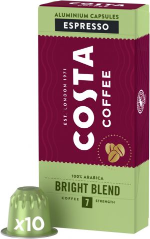 Costa Coffee Bright Blend - 10 kapslí pro Nespresso kávovary