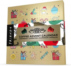  EXPIRACE 04/23 - Kávový adventní kalendář F.R.I.E.N.D.S. od Cafféluxe - 24 kapslí pro Nespresso kávovary