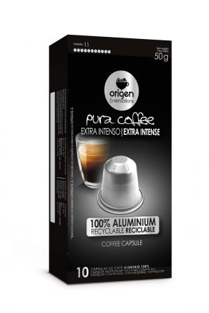  Pura Extra Intenso, Origen Coffee - 10 kapslí pro Nespresso kávovary