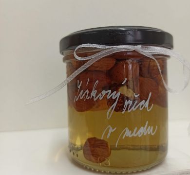 Lískové ořechy v akátovém medu ze Slezské zahrádky 170 g