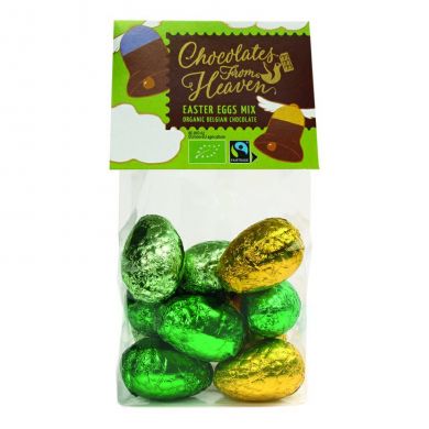 Upraženo - Chocolates-From-Heaven-BIO-velikonocni-belgicke-pralinky-z-bile-mlecne-a-horke-cokolády-150g