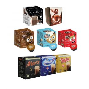 Superbalíček horkých čokolád pro mlsouny - 80 kapslí pro Dolce Gusto kávovary