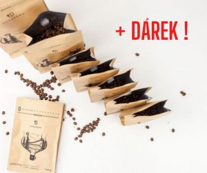 Kávové předplatné na 1000 gramů kávy měsíčně + DÁREK! 