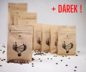 Kávové předplatné na 250 gramů kávy měsíčně + DÁREK! 