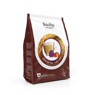 Dolce Vita GINSENG AMARO (BEZ CUKRU) - 16 kapslí pro Dolce Gusto kávovary