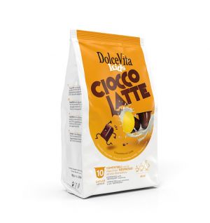 Dolce Vita CIOCCOLATTE (HORKÁ MLÉČNÁ ČOKOLÁDA)  - 10 kapslí pro Nespresso kávovary