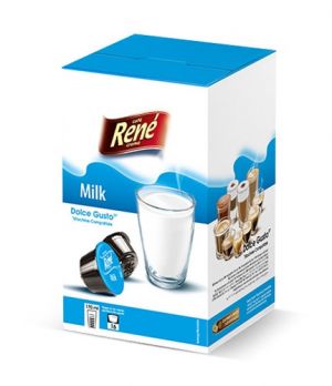 Café René Mléko - 16 kapslí pro Dolce Gusto kávovary
