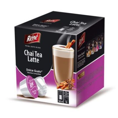 Café René Chai Tea Latté - 16 kapslí pro Dolce Gusto kávovary