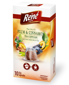 Café René Tea Plum & Cinnamon (Čaj Švetska a skořice)