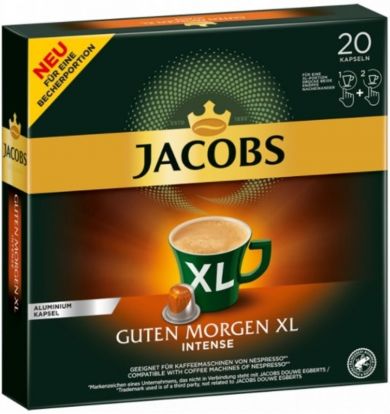 Guten Morgen XL, Jacobs - 20 hliníkových kapslí pro Nespresso kávovary