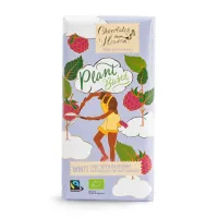 Chocolate from Heaven BIO rýžová bílá VEGAN čokoláda s malinami 39% - 100g