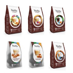 Balíček ochucených káv DolceVita - 60 kapslí pro Nespresso kávovary