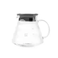 konvice na kávu Hario V60 Range Server 360 ml skleněná s víčkem a držadlem