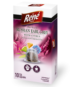 Café René Earl Grey  - 10 kapslí pro Nespresso kávovary