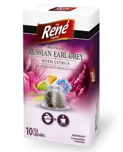 Café René Earl Grey  - 10 kapslí pro Nespresso kávovary