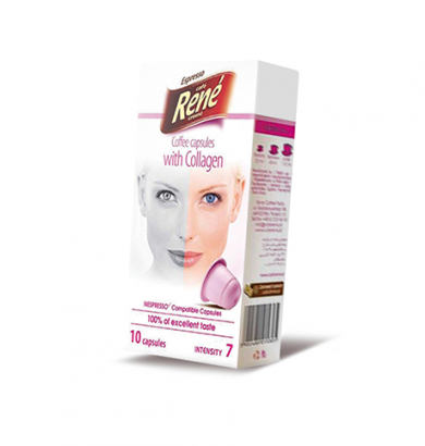 Café René Espresso Collagen - 10 kapslí pro Nespresso kávovary