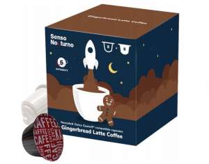 Sense Nocturno Gingerbread Latte coffee (Perníčkové Latté) - 8+8 kapslí pro Dolce Gusto kávovary