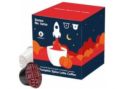 Sense Nocturno Pumpkin Spice Latté coffee (Dýňové Latté) - 8+8 kapslí pro Dolce Gusto kávovary