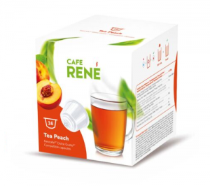 Café René Tea Peach (Broskvový čaj) - 16 kapslí pro Dolce Gusto kávovary