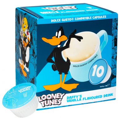 Mléčný šejk Looney Tunes Vanilla - 10 kapslí pro Dolce Gusto kávovary 