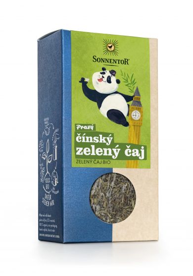 BIO Pravý čínský zelený čaj sypaný, Sonnentor - 100 g