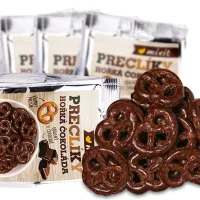 Mixit preclíky do kapsy Hořká čokoláda 70 g balení v lesklém stříbrném obalu