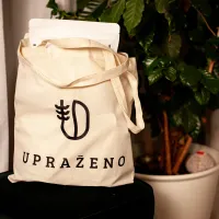 Plátěná taška Upraženo béžová