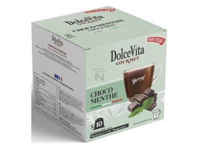 Dolce Vita CIOCCOMENTA (MÁTOVÁ ČOKOLÁDA) - 10 kapslí pro Nespresso kávovary