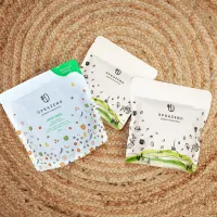 degustační balíček Upraženo bílé balení 3 kusy s ilustracemi zrn kávy