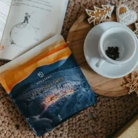 Beskydská směs zimní edice zrnková káva balení 250 g oranžovo modré