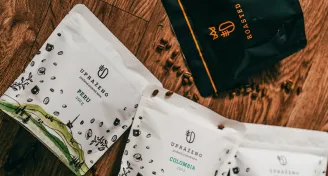 ROASTED káva Peru Colombia UPRAZENO