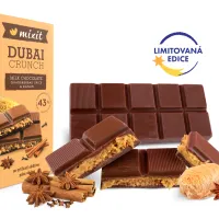 Mixit Vánoční plněná čokoláda – Perníkové koření & kataifi 70 g
